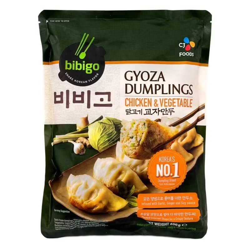 必品阁鸡肉蔬菜煎饺 600gBibigo GYOZA Chicken & Vegetable 600g