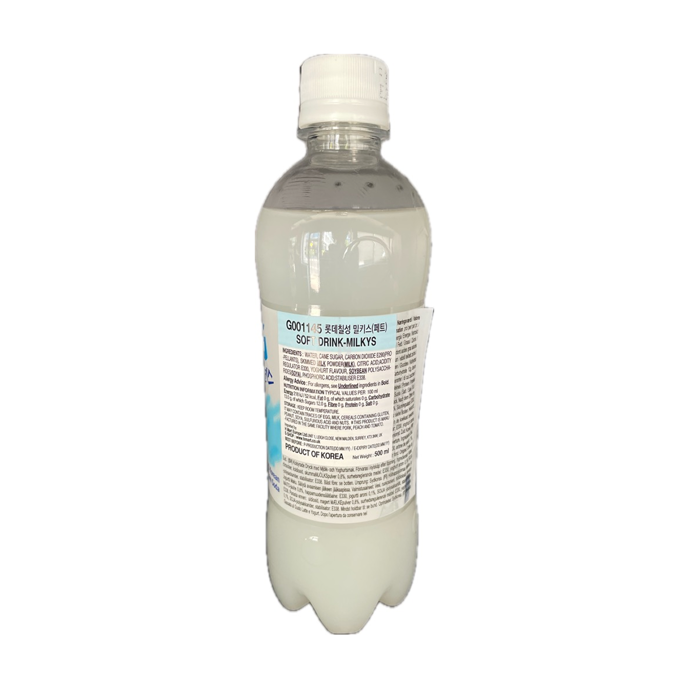 乐天Lotte Milkis 500ML(롯데 밀키스 500ML)