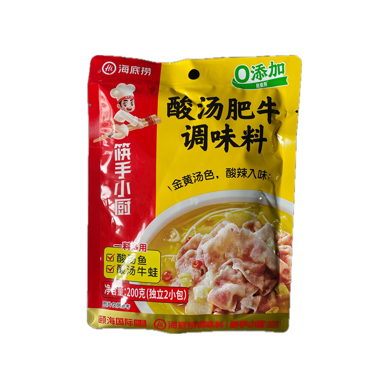 海底捞酸汤肥牛调味料 200g