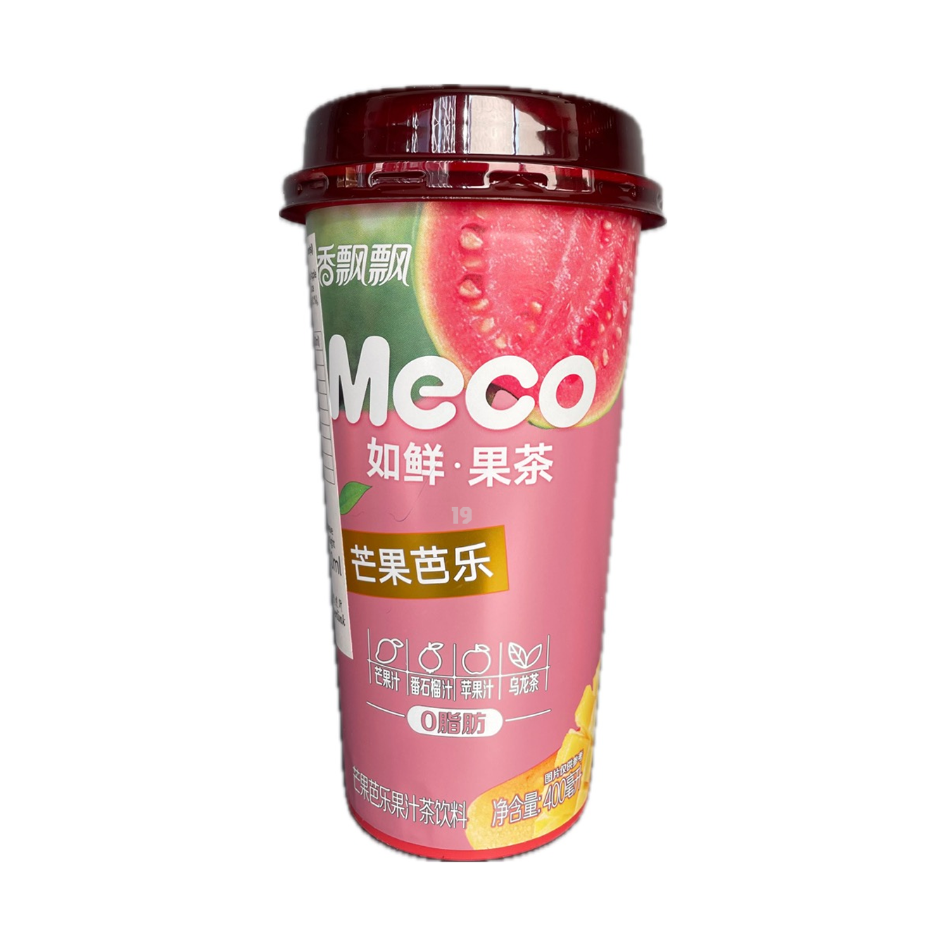 香飄飄蜜谷果汁茶-芒果芭樂400mlXPP Mango & Guava Fruit Tea