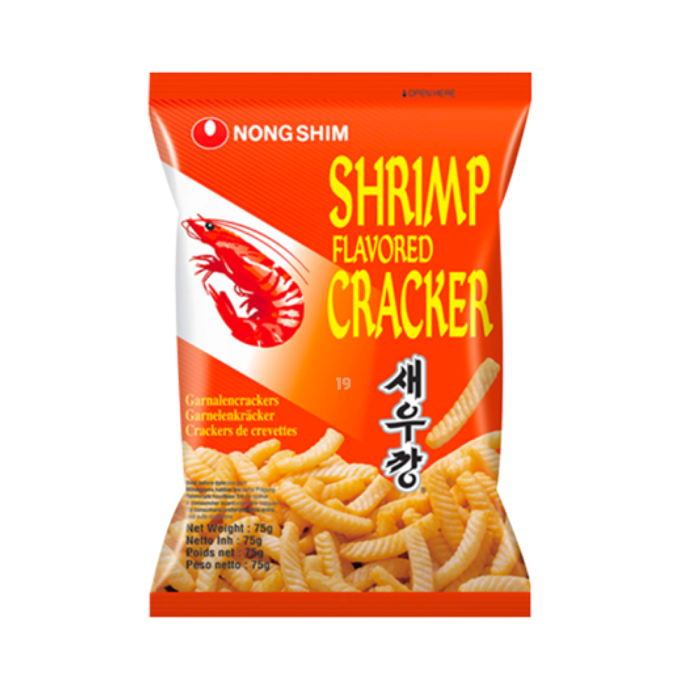 韩国农心虾条 (Nongshim) 75g