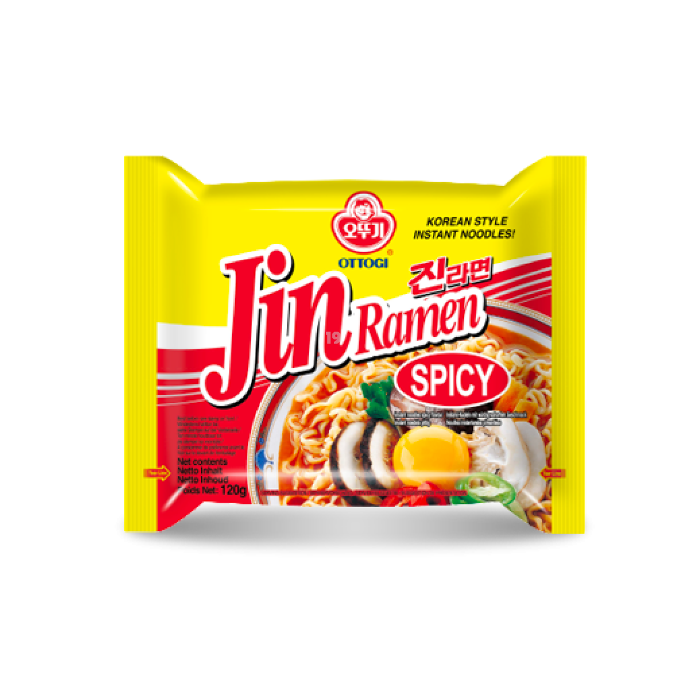 不倒翁 Jin 拉面 Ottogi Jin Ramyun 오뚜기 진라면