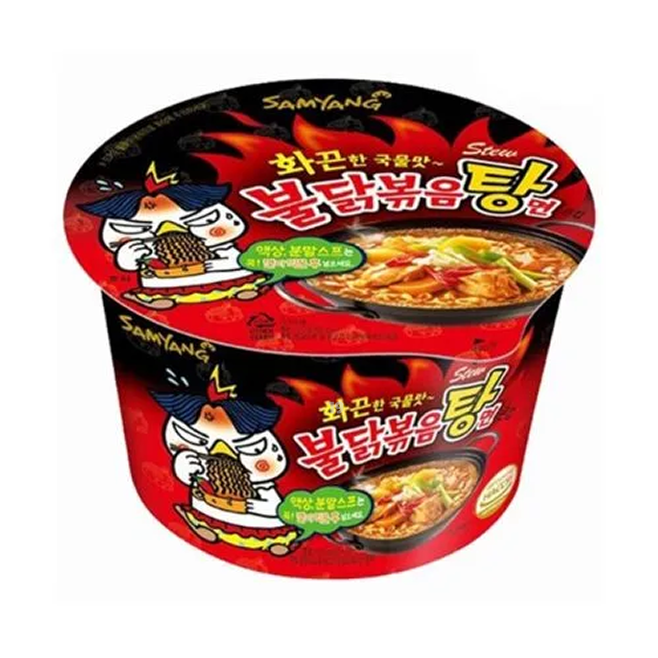 三养 🔥火鸡汤面(大碗)120G Samyang Hot Chicken Ramyun (Stew) Big Cup 120G 삼양 불닭볶음면(탕면) 큰컵 120G