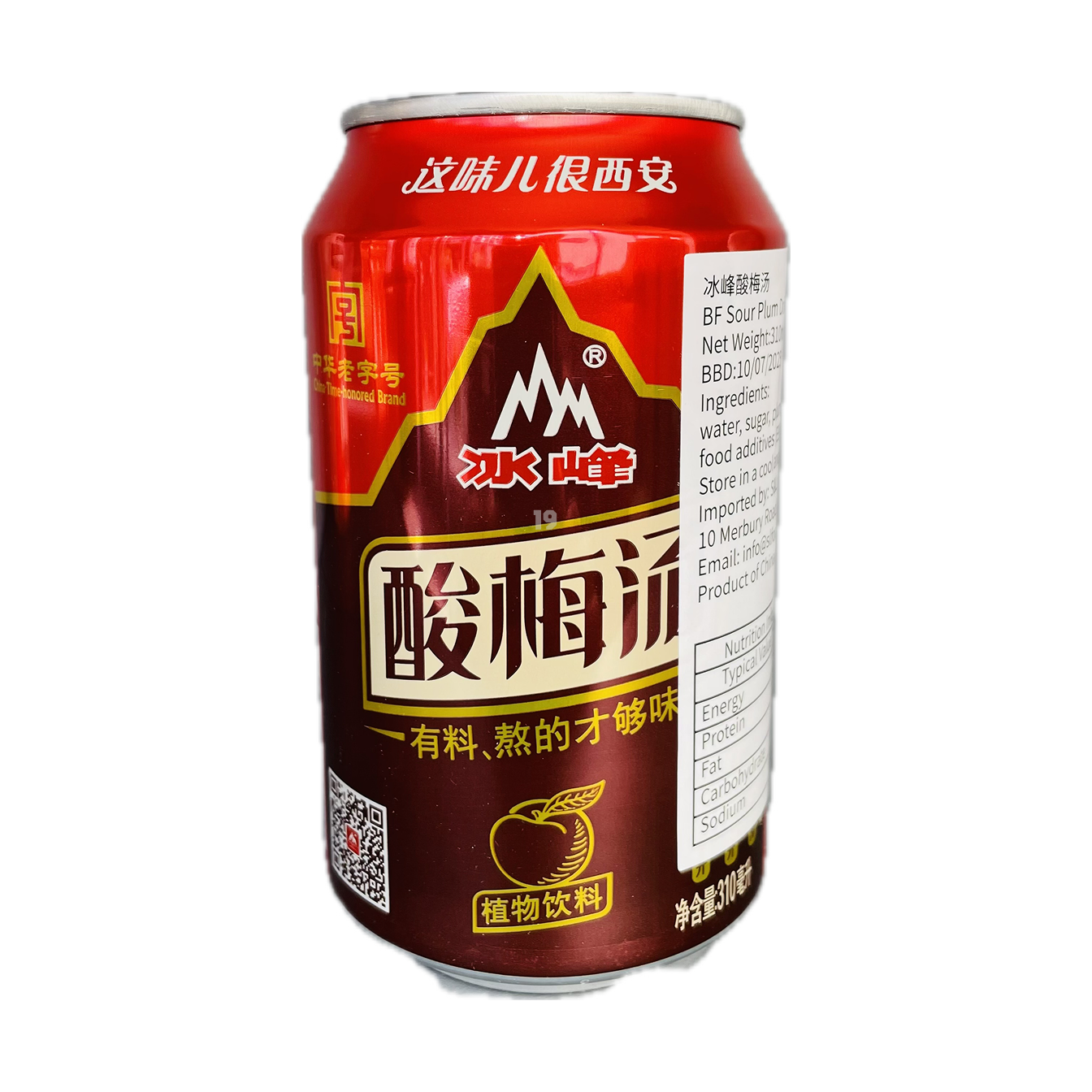 冰峰酸梅汤 310ml