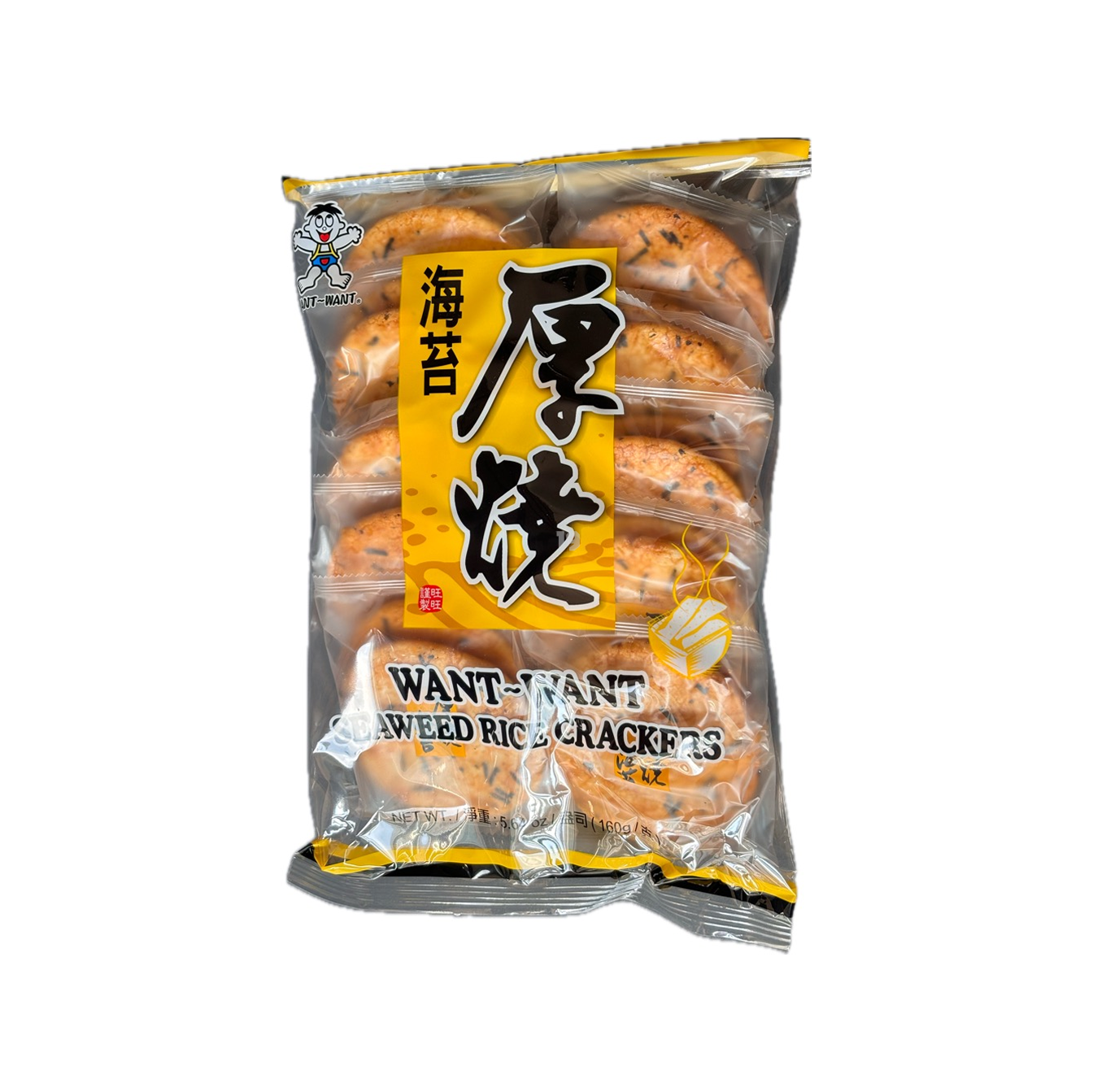 Want Want Thick Roasted Seaweed 160g