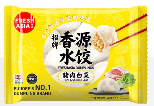 香源猪肉白菜水饺FRESHASIA Pork & Chinese Leaf Dumplings