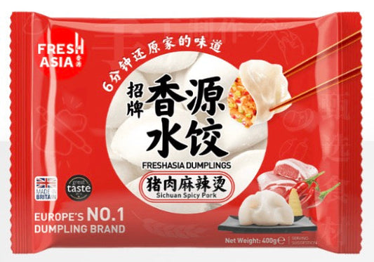 香源猪肉麻辣烫水饺FRESHASIA Hot & Spicy Pork Dumplings