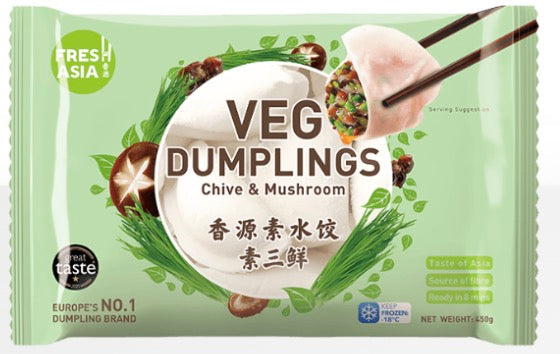 香源素三鲜水饺FRESHASIA Chive & Mushroom Dumplings