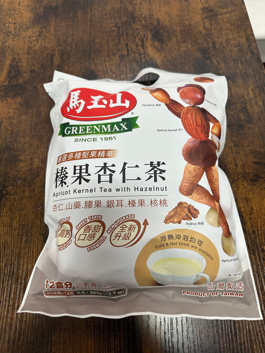 马玉山榛果杏仁茶Greenmax - Apricot Kernel Tea with Hazelnut