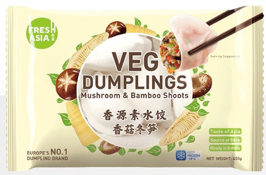 香源香菇冬笋水饺FRESHASIA Mushroom & Bamboo Shoots Dumplings