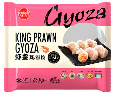 香源虾皇蒸/煎饺FRESHASIA Steaming / Pan Fry King Prawn Gyoza