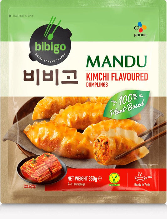 必品阁泡菜煎饺 350gBIBIGO Original Dumpling Plant-based Kimchi Flavoured 350g