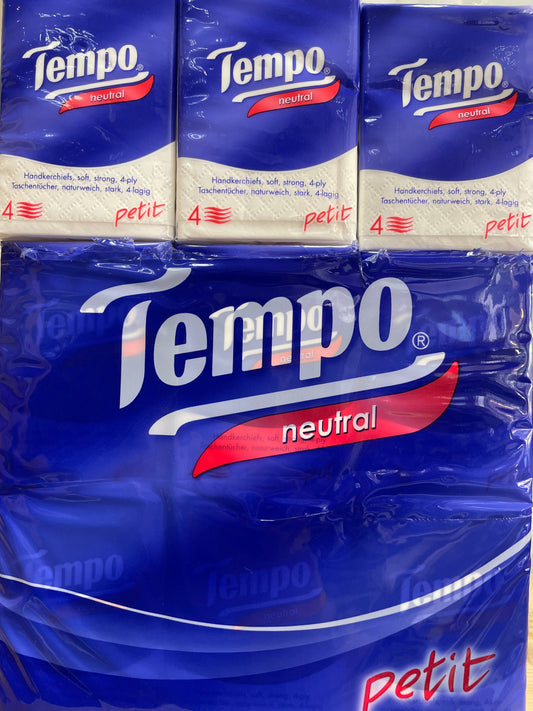 得宝迷你纸巾-天然无味Tempo Tissue Petit-Neutral(7pcs)