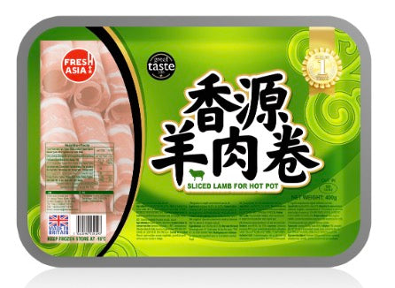 香源羊肉卷 400gFRESHASIA Lamb Slice 400g