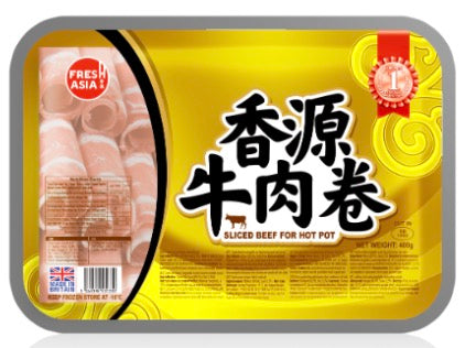 香源牛肉卷 400gFRESHASIA Beef Slice 400g