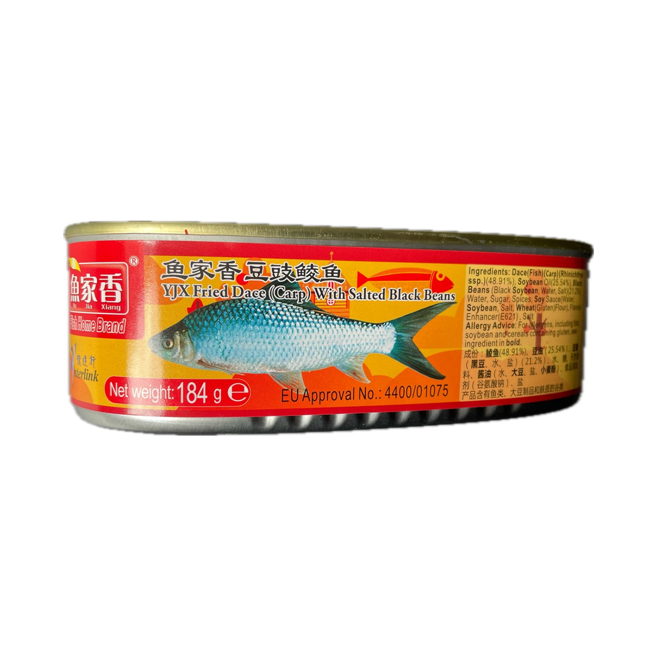 YJX Fried Dace with Black Bean 184g