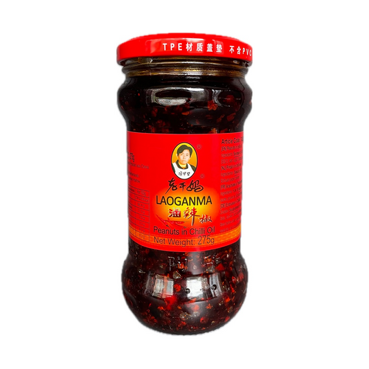 Lao Gan Ma Peanuts in Chilli Oil 275gLGM Peanuts in Chilli Oil