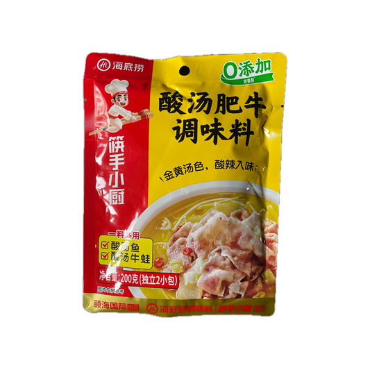 海底捞酸汤肥牛调味料 200g