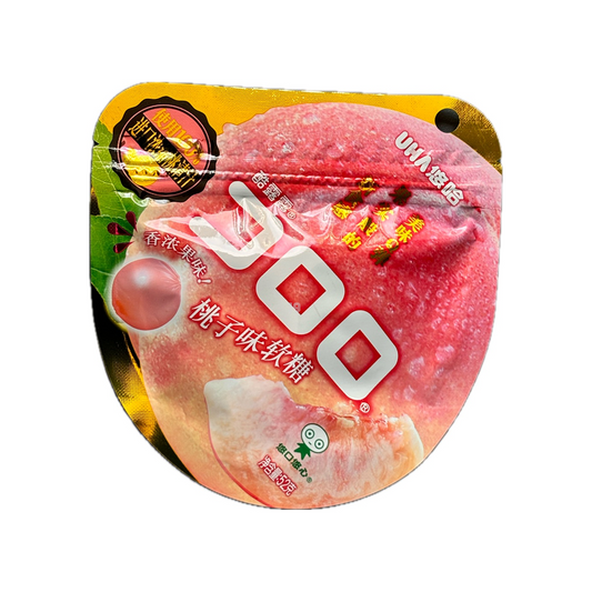 UHA Gummy Candy Peach 52g