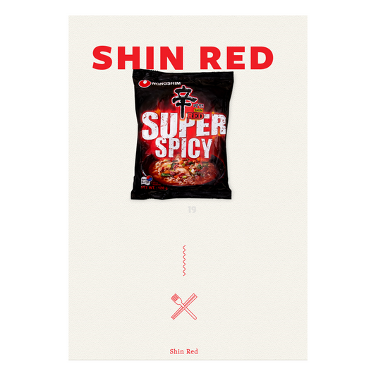 韩国 农心 辛拉面 (RED超辣) Nongshim Shin Ramyun RED (Super Spicy) 농심 신라면 레드(RED) 매우 매콤하다