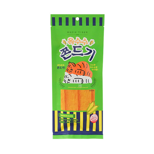 Hyosung咀嚼零食（玉米味）88G Hyosung Chewing Snack(Corn) 88G 효성 무직타이거 옥수수쫀드기 88G