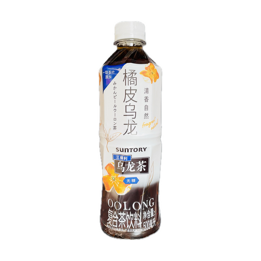 三得利橘皮乌龙茶 - 无糖500ml