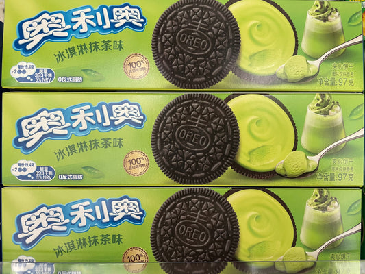 奥利奥饼干-冰淇淋抹茶97g Oreo Cookies-Ice Cream & Matcha